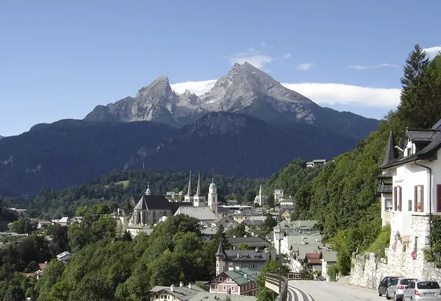 Watzmann při pohledu z Berchtesgadenu