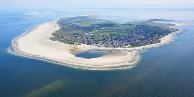Ostrov Borkum ze západu