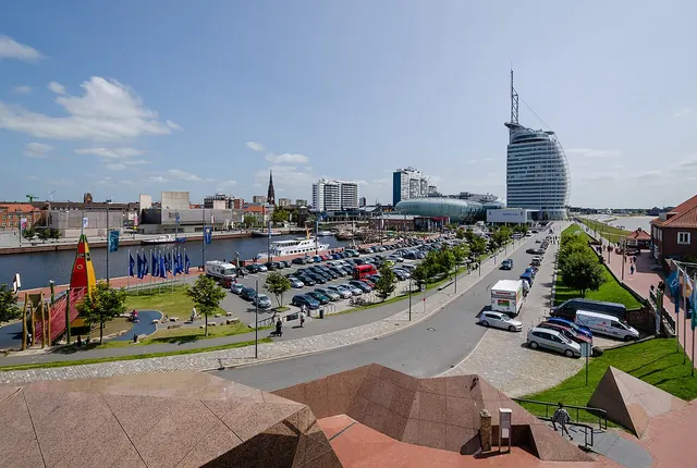Přístavní čtvrť Havenwelten v Bremerhavenu