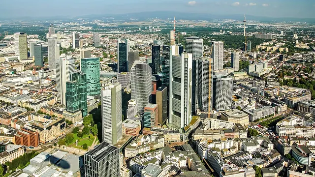 Výškové budovy ve Frankfurtu nad Mohanem