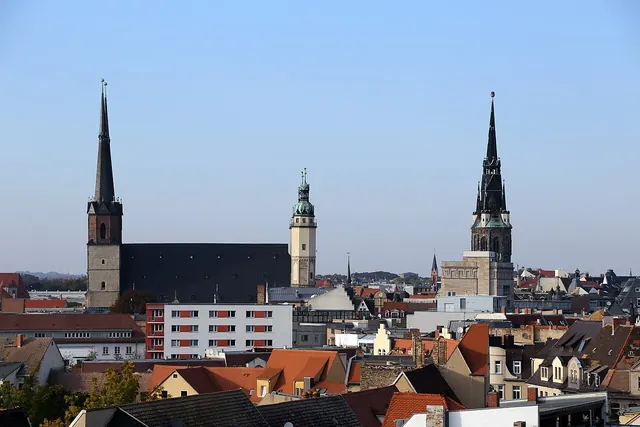 Tržní kostel v Halle nad Sálou