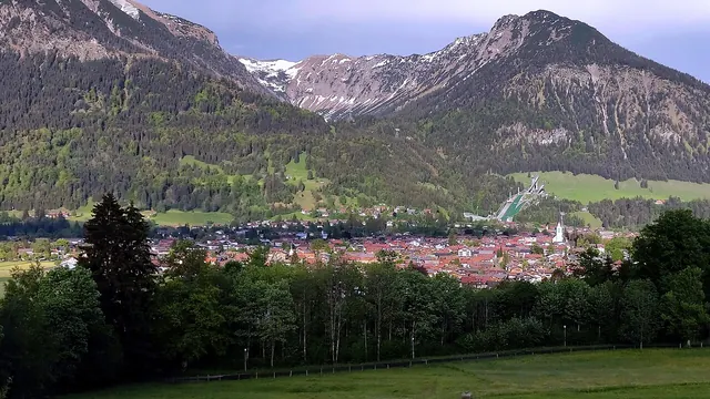 Oberstdorf a okolní hory