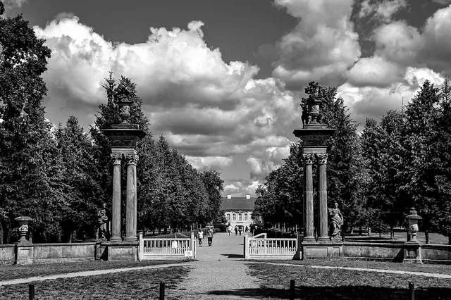 Vstup do areálu zámku Rheinsberg