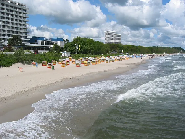 Pobřeží v Timmendorfer Strand