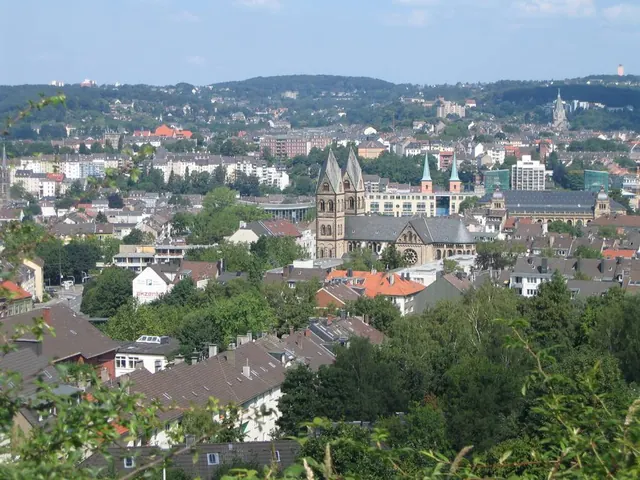 Pohled na Wuppertal-Elberfeld